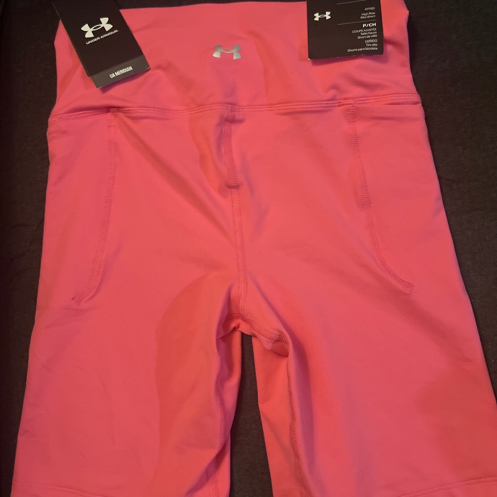 Pink Under Armour Fitness shorts